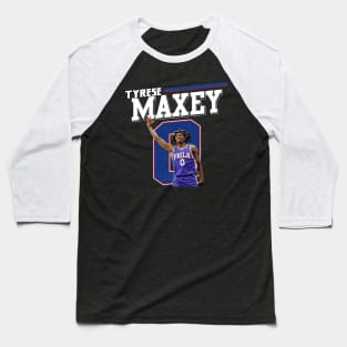 Tyrese Maxey Baseball T-Shirt